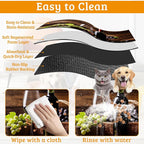 Pet Feeding Mat, Non-Slip Water Bowl Placemat, Pet Supplies 12" x 20" - Image 5