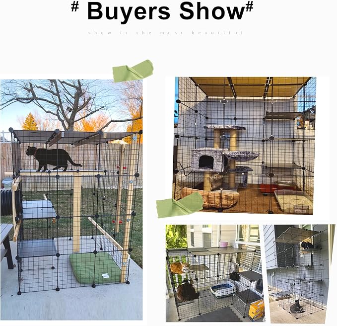 Oneluck 41 Inch Catio Outdoor Cat Enclosure - Image 6