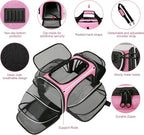 Estarer Soft Sided Pet Carrier Airline Approved, 4 Sides Expandable Collapsible - Image 5