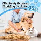 MIU COLOR Long Hair Pet Grooming Brush, Deshedding Tool - Image 3