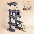 Yaheetech 54in Cat Tree Tower - Image 3