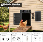 Automatic Chicken Coop Door, Large Size Solar Powered Coop Door - Image 2