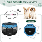 Love's cabin Pet Puppy Dog Playpen, Medium Dog Tent Crates Cage Indoor/Outdoor - Image 3