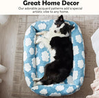 JOEJOY Cute Dog Bed Medium Size Dog, Rectangle Soft Furry Dog Beds - Image 4