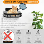 Cat Wall Shelves with 3 Steps – Modern Wood Wall Mounted Furniture, Climber & - Image 2
