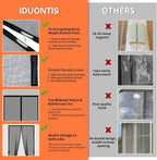 Reversible Left Right Side Opening Fiberglass Magnetic Screen Door, Fit Door - Image 5