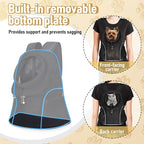 WOYYHO Pet Dog Carrier Backpack Small Dog Front Backpack Ventilated Mesh Dog - Image 5