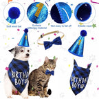 Weewooday Dog Birthday Party Supplies Birthday Boy Girl Cake Bandana Triangle - Image 4