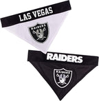 Pets First NFL LAS Vegas Raiders Reversible Bandana Size XX-Large by PETSFIRST