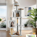 58.5inch Large Cat Tree Tower Condo - Image 6