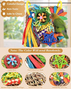 ERKOON Bird Cockatiel Toys Foraging Toys Hanging Parrot Toys - Image 6