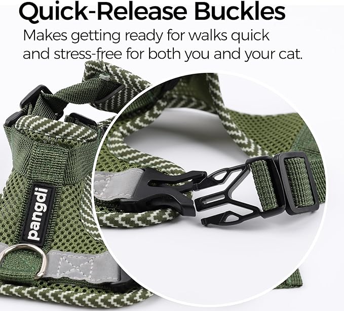 Cat Harness and Leash Escape Proof Large Kitten Harness Ragdoll Cat Vest - Image 5