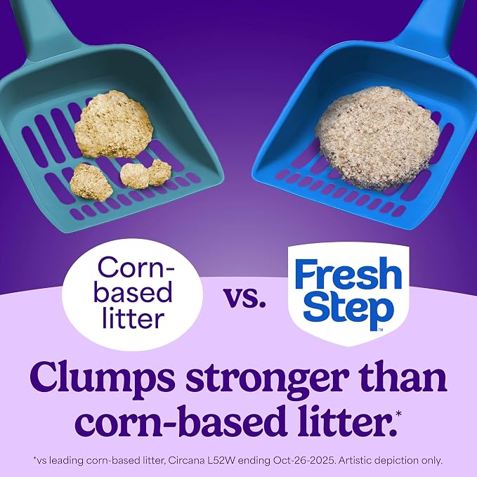 Fresh Step Simply Unscented Clumping Litter, Fresh Step Unscented Cat Litter - Image 5