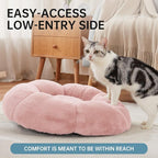 OhGeni 20 inches Calming Donut Dog & Cat Bed - Image 2