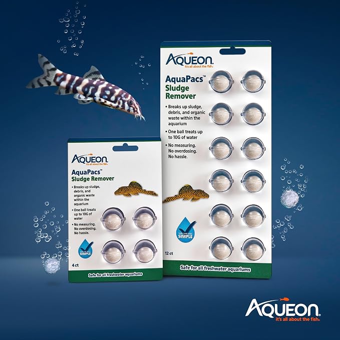 Aqueon AquaPacs Sludge Remover 12 Pack, 10 Gallon - Image 6