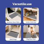 Cooyes Large Dog Food Mat 17.5"×36", Ultra-Absorbent Dog Bowl Mat - Image 9