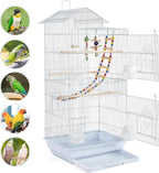Yaheetech 39-inch Roof Top Medium Parakeet Bird Cages - Image 3