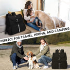 BAGLHER Pet Travel Bag, Double-Layer Pet Supplies Backpack, Pet Travel Backpack - Image 5