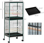 PawHut Large Bird Cage with 1.7 ft. Width - Image 7