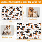 Dog Bowl Mat, Dog Dachshund Pet Feeding Mat - Image 6