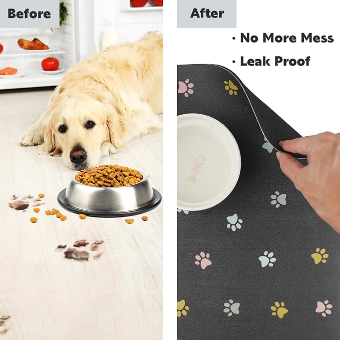 Pet Feeding Mat Absorbent Dog Mat - Image 4