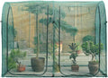 Poray Large Tunnel 8.2'x4' Plant Netting Cover, 6FT Tall Crop Cage Tomato by porayhut