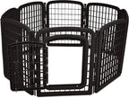 Amazon Basics 8-Panel Octagonal Plastic Pet Pen Fence Enclosure - Image 2