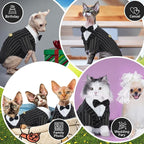 QBLEEV Cat Tuxedo Suit, Sphynx Cat Suit - Image 7