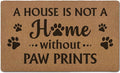 Funny Dog Door Mats, Dog Lovers Mom Dad Gifts Door Mat by Unknown