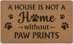 Funny Dog Door Mats, Dog Lovers Mom Dad Gifts Door Mat by Unknown