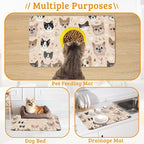 Pet Feeding Mat, Pet Photo Absorbent Dog Cat Food Mat Dog Mat - Image 7