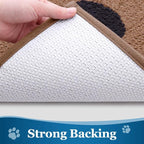 Buganda Dog Door Mat for Muddy Paws, Absorbent Dirt Trapper Washable Indoor - Image 5