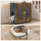 unipaws Tall Cat Litter Box Enclosure - Image 5