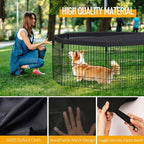 Dog Pen Pet Playpen Dog Fence Pad Indoor Foldable Metal Wire Exercise Puppy - Image 5