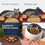 Cute Cat Litter Mat 24”x16”, Litter Box Mat, Litter Trapping Mat, Soft on Kitty - Image 7