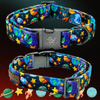 Elegant little tail Dog Collar, Boy Pet Collrs Blue Durable Soft Bowtie Dog - Image 3