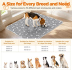 Washable Pee Pads for Dogs Large 54" x 54" 2-Pack Reusable Puppy Pads Pet - Image 8