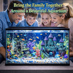 13 Pieces Aquarium Decorations Kit, Fish Tank Decorations Set Small Resin - Image 3