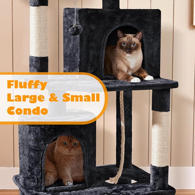 Yaheetech Cat Tree, 70.5in Climbing Tower - Image 5