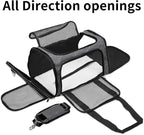 Soft-Sided Cat/Dog/Pet Carrier, Collapsible Pets Travel Carriers - Image 2