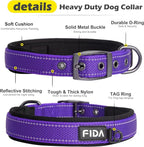 Fida Heavy Duty Dog Collar, Ultra Comfortable Soft Neoprene Padded, Adjustable - Image 3