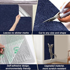 Cat Scratching Mat, 118.5"x15.9" Trimmable Self-Adhesive Cat Scratch Carpet - Image 6