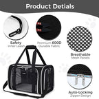 BAGLHER Pet Travel Carrier, Cat Carriers Dog Carrier - Image 3