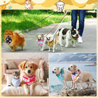 Wesiti 100 Pcs Dog Bandanas Bulk Winter Pet Bandanas Colorful Triangle Scarf - Image 5