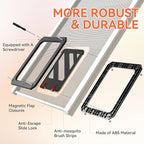 LIBBEPET Cat Door for Screen Door, Lockable Cat Screen Door for Cats & Small - Image 4