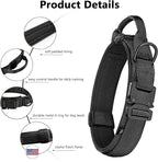 DAGANXI Tactical Dog Collar, Adjustable Military Training Nylon Dog Collar - Image 4