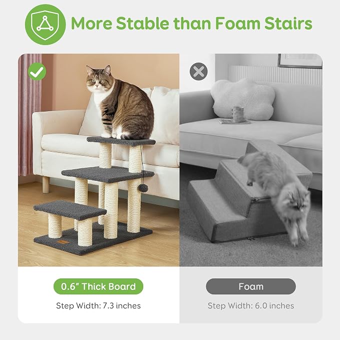 Pawque Dog Stairs & Cat Scratching Post Pet Steps - Image 4