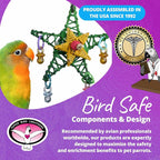 Super Bird Creations SB586 X-mas Star Bird Toy, Small Bird Size, 4.5" x 3" - Image 4