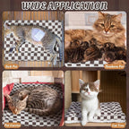 VitalCozy 2 Pack Self Warming Cat Mat Self Heating Pad Bed Reversible Machine - Image 2
