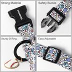 DOGWONG Baseball Dog Collar-Cute Boy Baseball Dog Collar, Adjustable Soft Male - Image 3